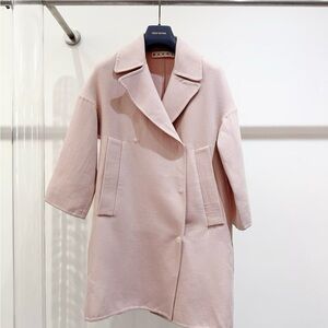Authentic Marni Light Pink Women's Pea Coat